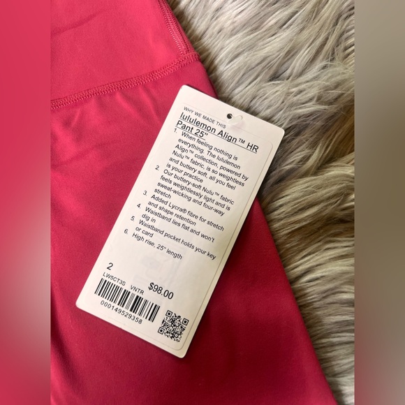 NWT lululemon align leggings 25” - Picture 2 of 3